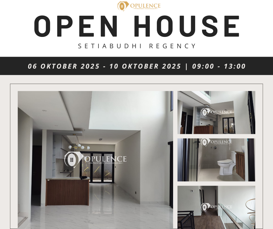Open House Setiabudhi Regency — 6–10 Oktober 2025, 09:00–13:00 WIB